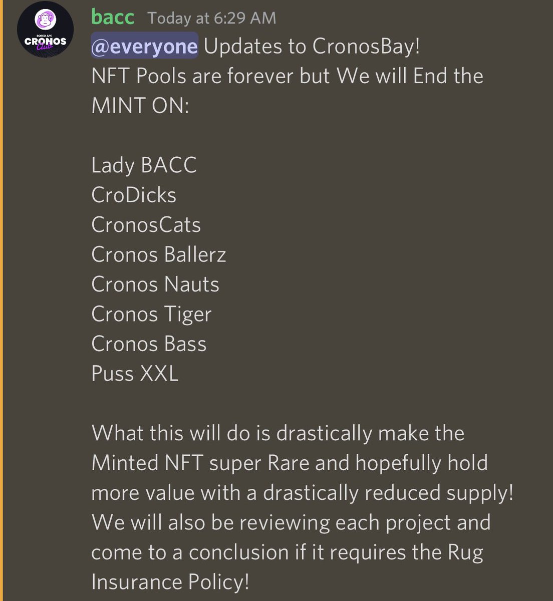 ellisthemenis's tweet photo. The Revamp is underway for @CronosBay Iโll be taking offers shortly and starting launch processes for projects soon LFG ๐ช๐ป#CRO #BACC #CRONOSBAY #CRONOS #WEB3 https://t.co/mWlcqdyUsW