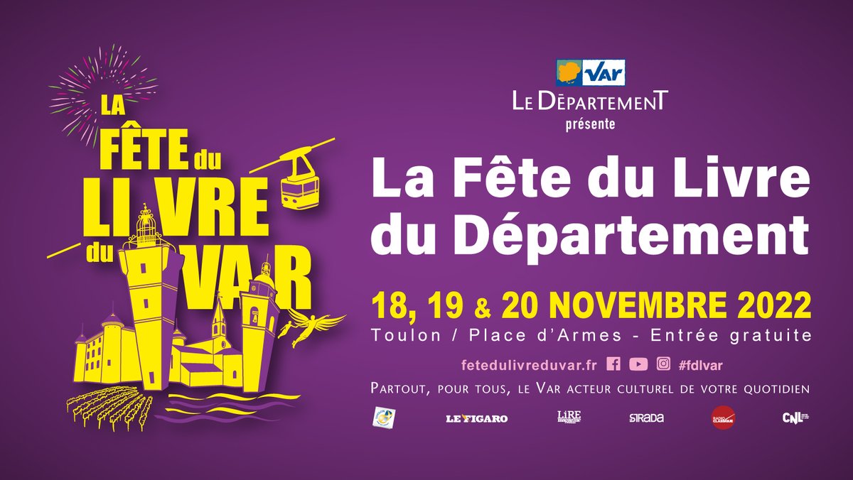 VilleDeToulon's tweet photo. En novembre... La fête du livre s'invite à #Toulon 📚 

Romans, jeunesse, BD, essais, livres d'art, polars... 📖 seront à l'honneur ce week-end pour 3 jours de festivités littéraires organisés par le @Departement_Var    📚 https://t.co/qJRO7Gn9j1