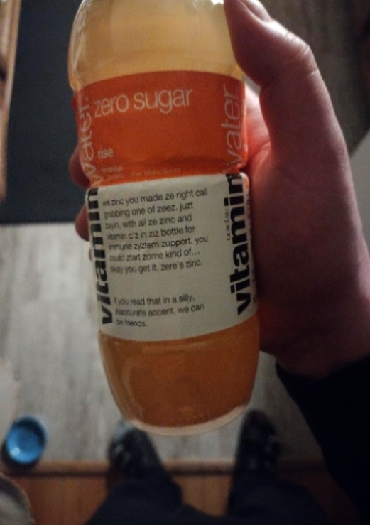 CellSo on Twitter "Zinc you! vitamin water. Zinc you very much!😁 https