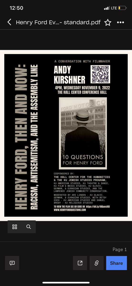 Come to the Hall Center today at 4pm!