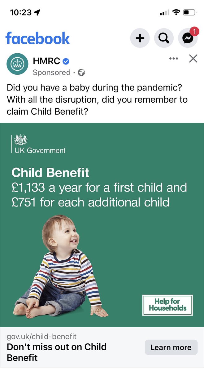 Rasp_Designs's tweet photo. @HMRCgovuk I’ve telephoned today to be told categorically that HMRC do not use Facebook. Is this a scam? The figures quoted here are apparently wrong. https://t.co/UvJQm8iGCX