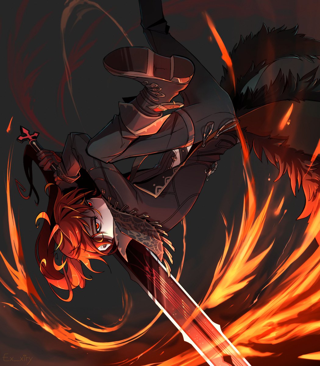 exxiry's tweet image. Hello #artistsontwitter ᕕ(ᐛ)ᕗ
I like drawing cool knights and mad scientist failing their experiments!