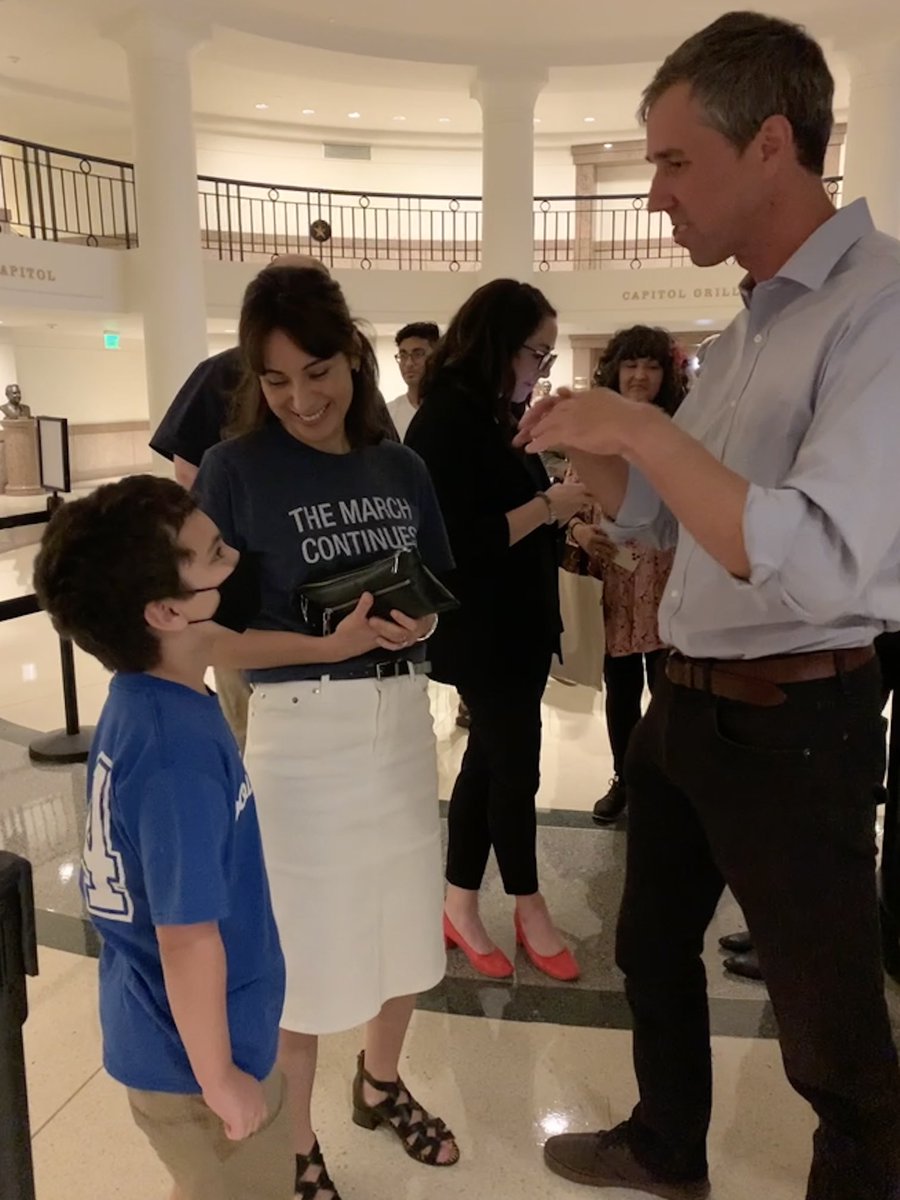 .⁦@BetoORourke⁩ you are an inspiration.  Eternally grateful for your courage, conviction & sacrifice.  Hardest thing will be telling my youngest we didn’t get there.  The lesson to him: we endeavor because we must. We fight for what’s right. We will forever be #TeamBeto