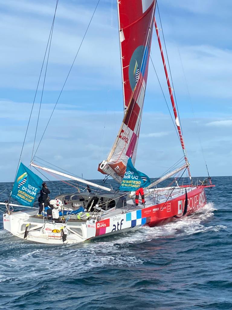 sailingdamien's tweet photo. 💪 Départ de la @RouteDuRhum 2022 dans moins d’une heure !
🔴 Et pour suivre le départ en direct, c’est par ici : https://t.co/cI3CVQxR4T

#RouteDuRhum #IMOCA https://t.co/1gF2eqSRR8