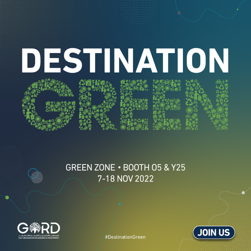 GORDMENA's tweet photo. Join our climate conversation at #COP27. Stay in the loop with all the updates by using/following our hashtag #DestinationGreen!
📍 Green Zone, GORD Pavilion, Booth O5 &amp; Y25
For more information: https://t.co/S8ZJG9zDYG
