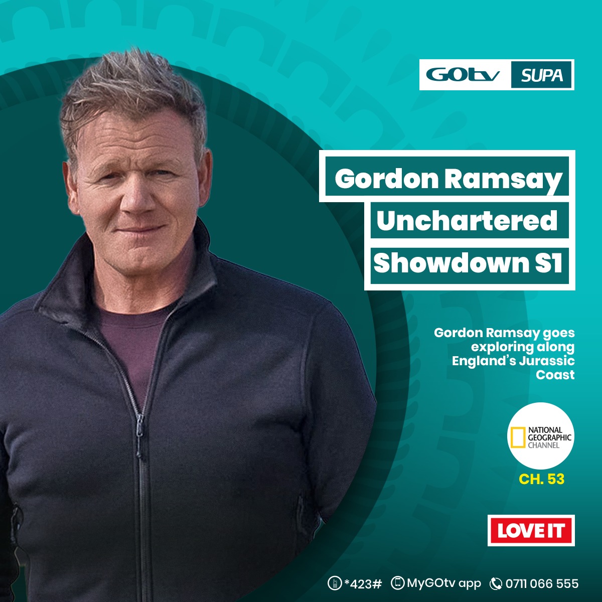 Join Gordon tonight as he explores England's Coast to find culinary gems in his own backyard. 

Watch Gordon Ramsay Uncharted Showdown S1 | Nat Geo Ch. 53 | 10:00 pm
Download #MyGOtvApp or Dial *423# to buy, pay, reconnect, or clear error codes. https://t.co/RL4WQY4IC8