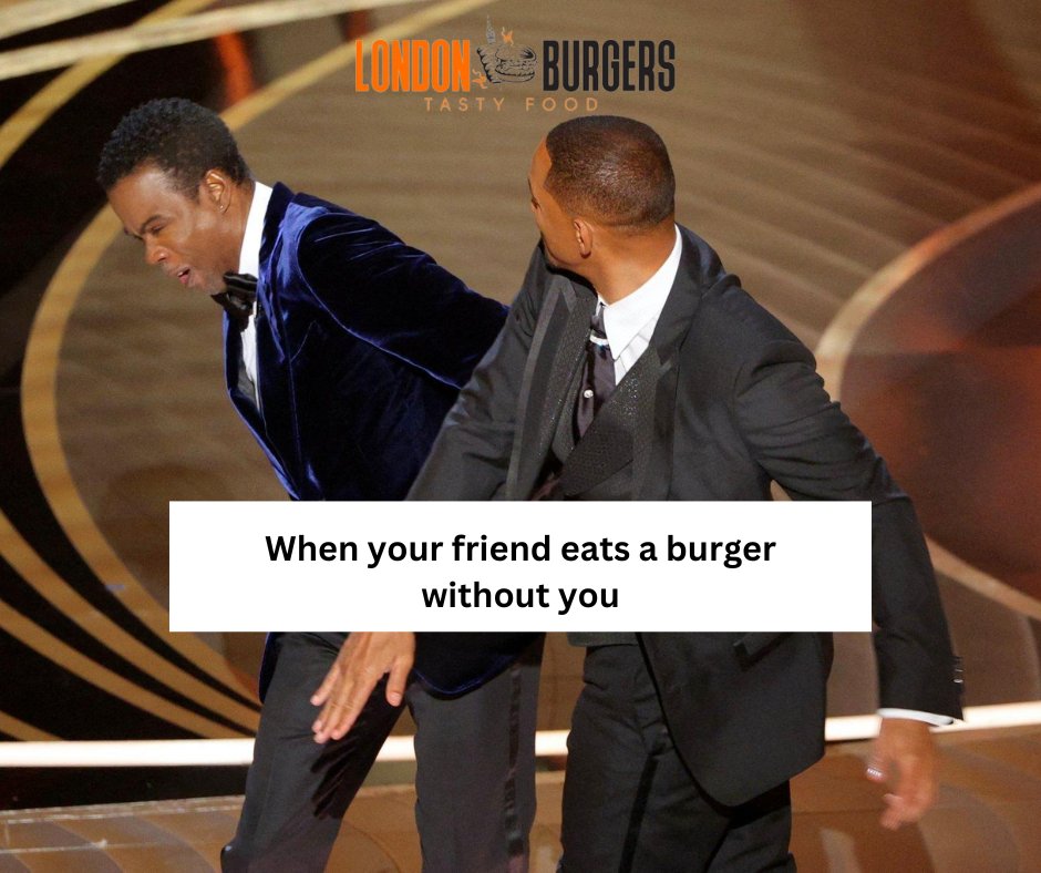 When your friend eats a burger without you.
#memes #funnymemes #memesdaily #memepage #fun #burger #cheesyburger #Chickenburger #burgerlover #fastfood #foodlover #hungry #delicious #fries #burgertime #chickenstrips #tastyfood #foodies #yummyfood #fastfoo #londonburgers