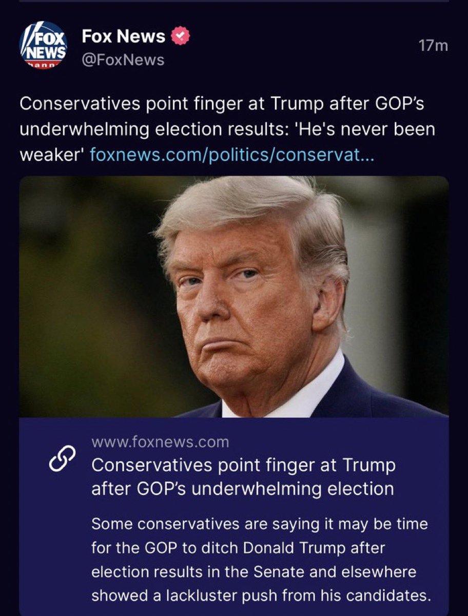 KeithOlbermann's tweet photo. Ruh roh. Fox posts on Trump's "Truth" #ShotsFired h/T @RonFilipkowski https://t.co/8mUEgDEuq3