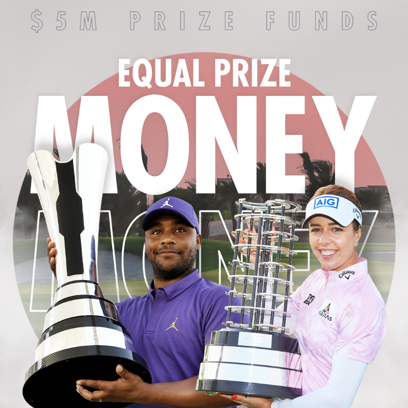 LETgolf's tweet photo. The prize money for the @AramcoLadiesInt presented by PIF will undergo a significant five-fold increase next year from $1M to $5M & equal to the men's @SaudiIntlGolf 🙌🏆
It will be staged @royalgreens_ksa Feb 16-19, 2023. Mark you calendars 🗓️
#RaiseOurGame | #SaudiLadiesInt