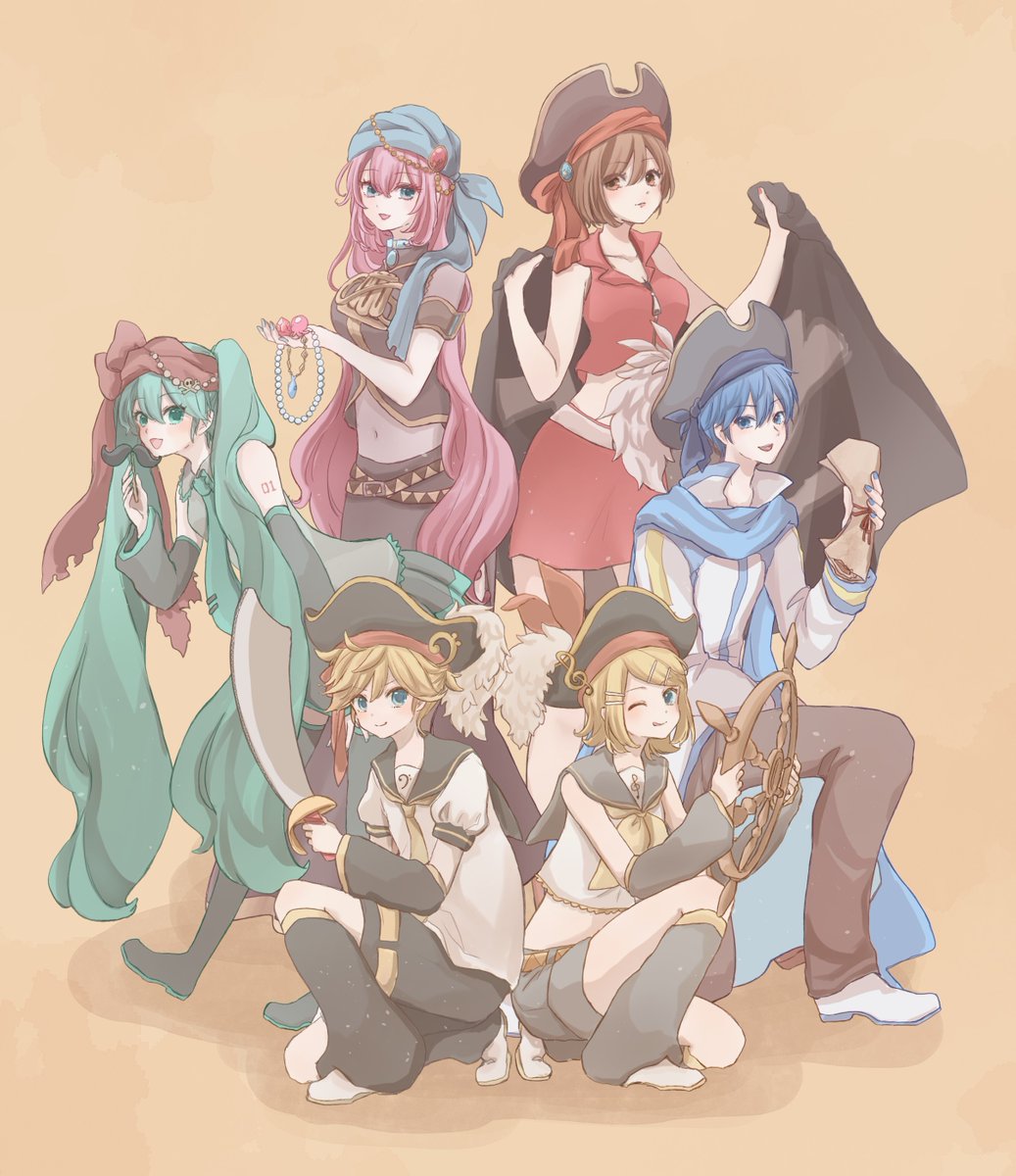 11/12ボーマス新刊「ぼかろさんB5/32P/¥500
スペースE64、もっちりうどんにて頒布予定です。
海賊映画に影響を受けたリンレンを筆頭にのんびり雑談してる日常本です!よろしくお願い致します!