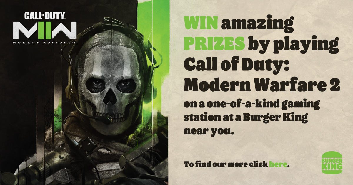 🏆 Win HyperX headsets, @AocSouth Gaming Monitors, #ModernWarfare2 copies and more at the <a href="/BurgerKingZA/">BURGER KING® South Africa</a> events.

💪 Compete online and #win cash, vouchers and more in our tournaments.

➡️ Details are available here:
bit.ly/3fRrskA

#BKCODZA #CODZA #esports #esportsZA
