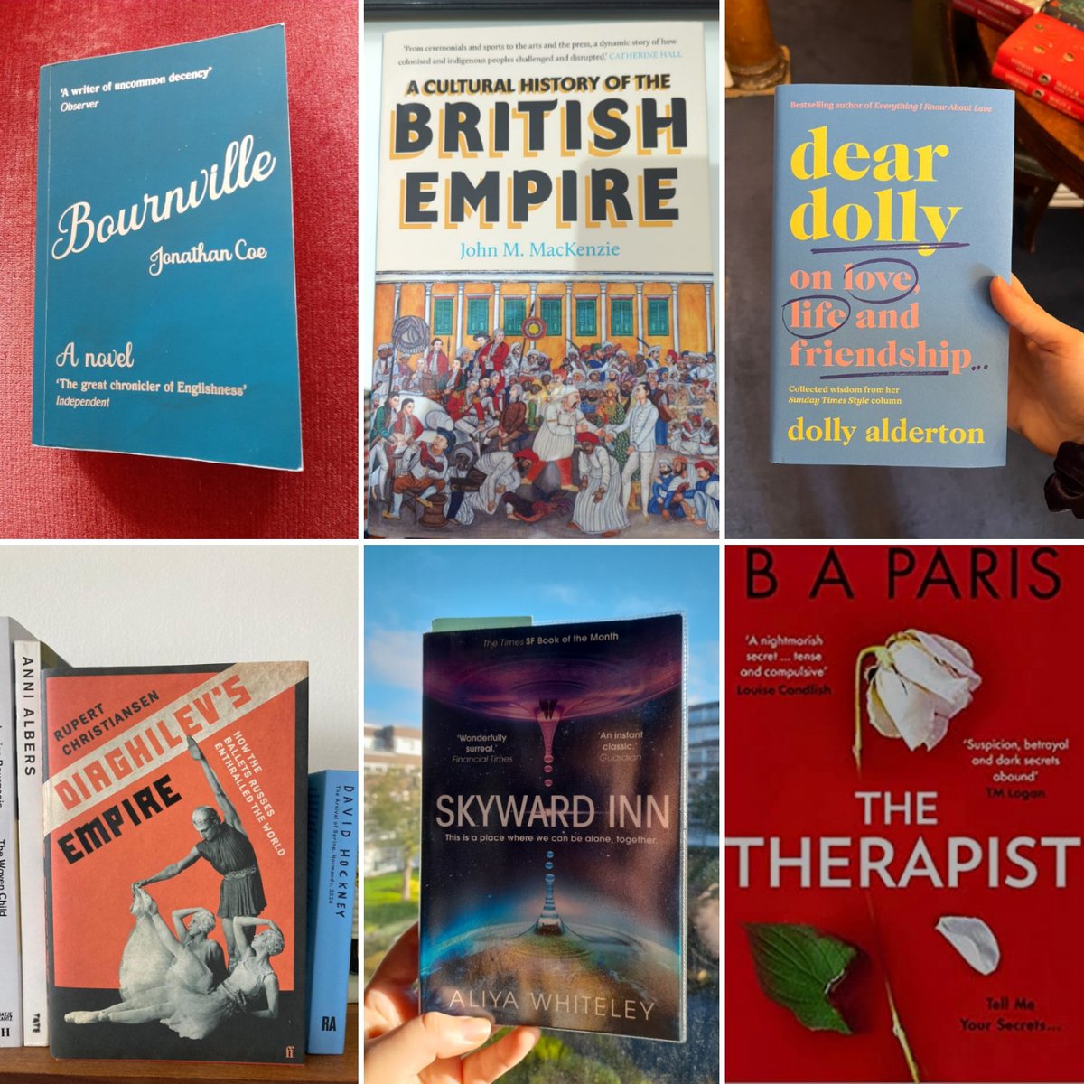 Remember, remember, the... 9th of November? Hmm. Needs work. This #WWRW, on the other hand, is ready! Karin: Bournville, Conal: A Cultural History of the British Empire, Katie: Dear Dolly, Nicole: Diaghilev's Empire, Eleanor: Skyward Inn, Jana: The Therapist. #currentlyreading