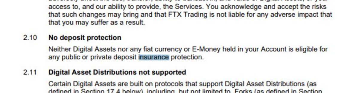 randgroup's tweet photo. ⚡️ BREAKING: #FTX changed their terms of service silently on 13th May after the #LUNA crash.

Went from 19 pages to 62, adding substantial changes. https://t.co/fsXEg5Laod