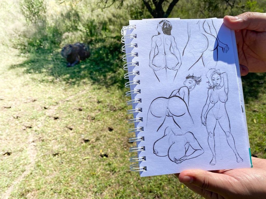 Sorje_Art_'s tweet photo. Doodles and carpinchos/capibaras in the National Park "El Palmar" (Entre Ríos, Argentina).

Pics taken by my girlfriend :D https://t.co/aNkHv2S3XU