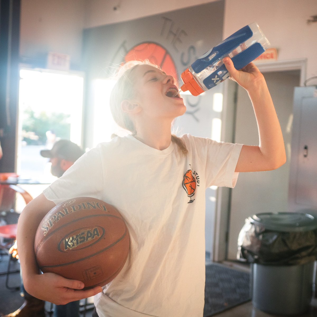 It’s Wednesday!  Refresh, hydrate and see you back at The Study for intense 🏀 training!  #Basketball #Training