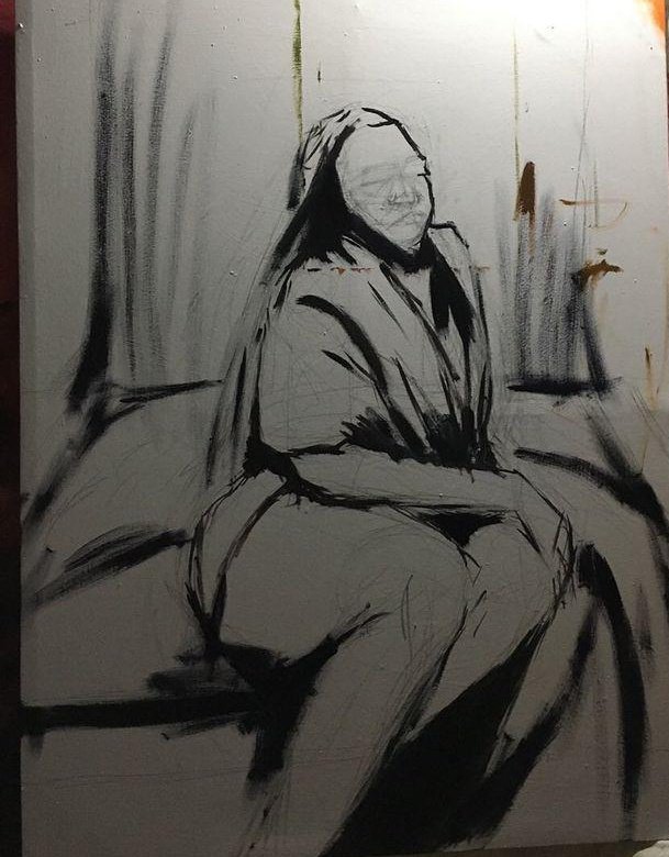 ChidimmaNwafor_'s tweet photo. Sketch.              VS.      Painting https://t.co/yvJtyu5PkG