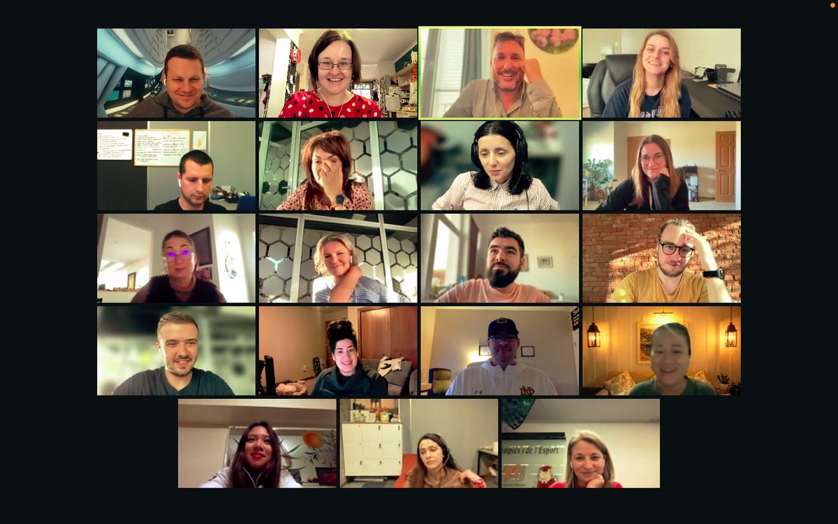 HeyGovApp's tweet photo. #FunFriday Staff meeting with #HeyGov and sister company @townweb a couple of weeks ago! 

Look at all these great humans!🤩 https://t.co/wrJ7oeYocl