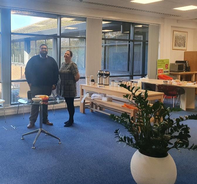 Union Week is in full swing! Here are reps Louise and Atif hosting a coffee morning at Certsure. A number of new members have signed. #joinprospect