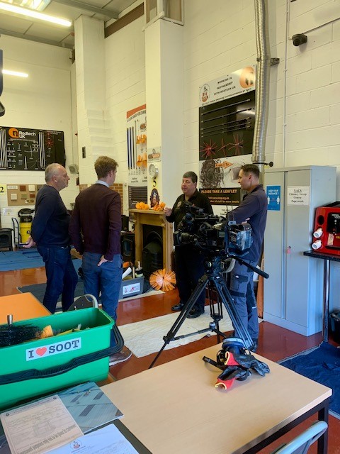Interview and filming at the NACS today with Martin Stew of ITV News and NACS CEO Martin Glynn.  Should be aired tonight on the ITV National News between 6.00pm and 7.30pm
#ITVNews #chimneysweeping #ChimneySweep <a href="/itvnews/">ITV News</a> <a href="/MartinStewITV/">Martin Stew</a>