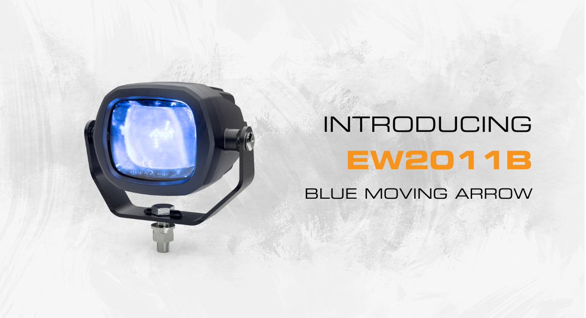 The new EW2011B work lamp projects a sequential blue arrow, providing a highly-visible dynamic safety solution for pedestrians. Fully stocked and available to order now!

Find out more: ow.ly/noPh50KWRtm

#ECCO #ECCOSafety #led #beacons #construction #materialhandling