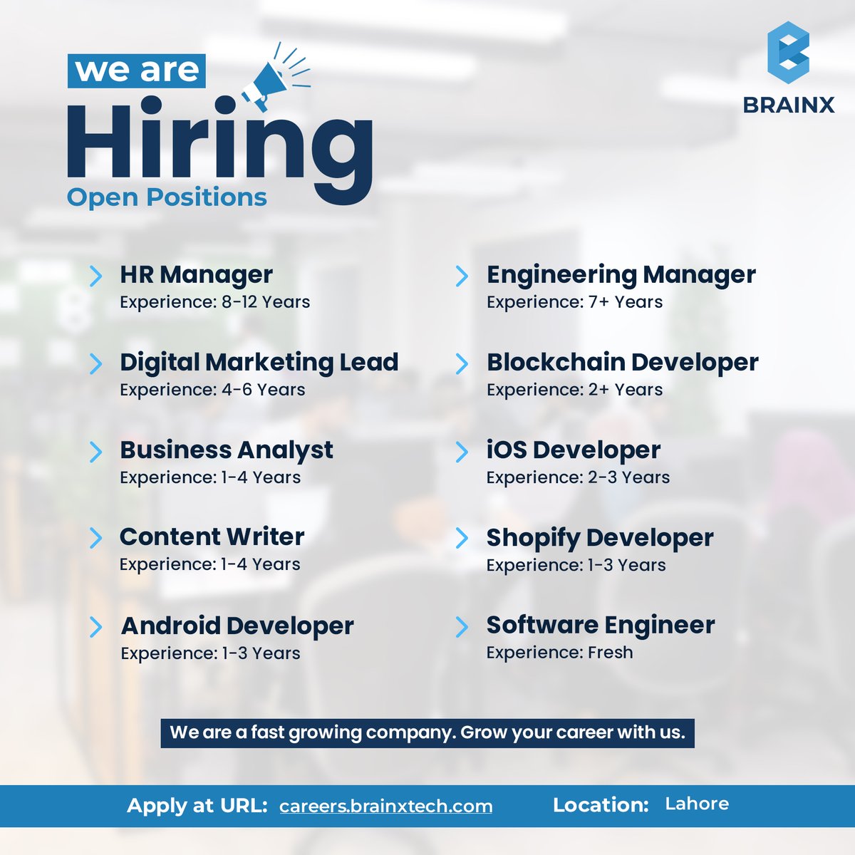BrainXTechs's tweet photo. HIRING-ALERT!🔊
𝐕𝐢𝐬𝐢𝐭 𝐭𝐡𝐞 𝐟𝐨𝐥𝐥𝐨𝐰𝐢𝐧𝐠 𝐔𝐑𝐋 𝐭𝐨 𝐤𝐧𝐨𝐰 𝐦𝐨𝐫𝐞 𝐝𝐞𝐭𝐚𝐢𝐥𝐬 𝐚𝐧𝐝 𝐭𝐨 𝐫𝐞𝐟𝐞𝐫 𝐬𝐨𝐦𝐞𝐨𝐧𝐞 𝐟𝐨𝐫 𝐭𝐡𝐞 𝐩𝐨𝐬𝐢𝐭𝐢𝐨𝐧𝐬: https://t.co/THY4s7rvcf.
#brainX #hiringalert https://t.co/awk8IrP4t6