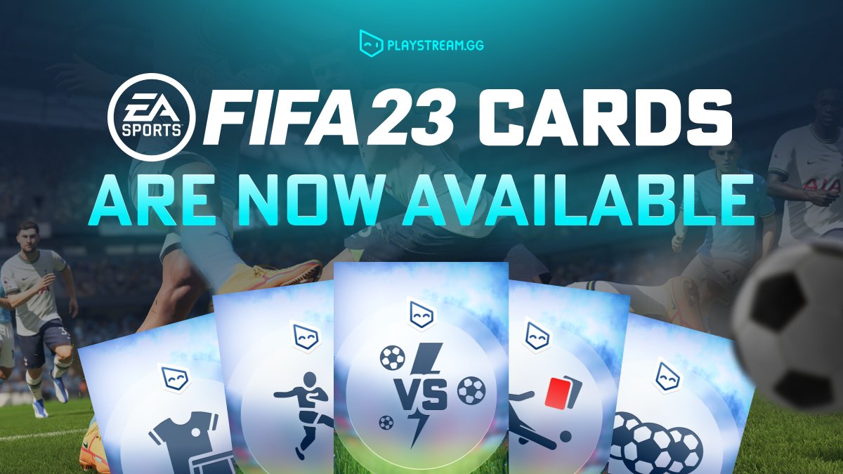 Time to score a hat-trick or have more than 80% of ball possesion! #FIFA23 cards are now available!⚽️⚽️

GL &amp; HF!❤️