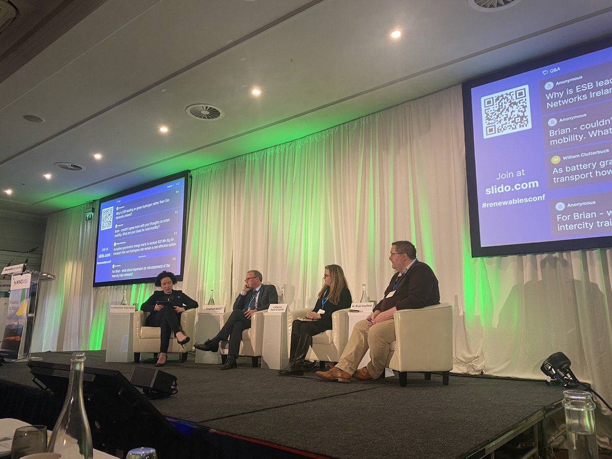 PulgarinNessa's tweet photo. Enjoying the @WindEnergyIRL event “Renewables in Ireland” and so far, Dr @brian_caulfield was simply brilliant! He recommended to follow the @OECD report on Redesigning Ireland’s Transport for #NetZero which has specific recommendations that are at our current reach! https://t.co/X6YMn7akuk