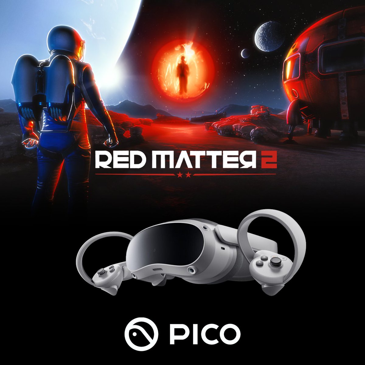 Vertical_Robot's tweet image. Red Matter 2 is coming to @PICOXR very soon!
Here's a quick breakdown of some of the technical differences between the Quest 2 and Pico 4 versions.
We have been really impressed with what Pico 4 is capable of. We can't wait for you to check out what we have achieved! #VR #PICO4
