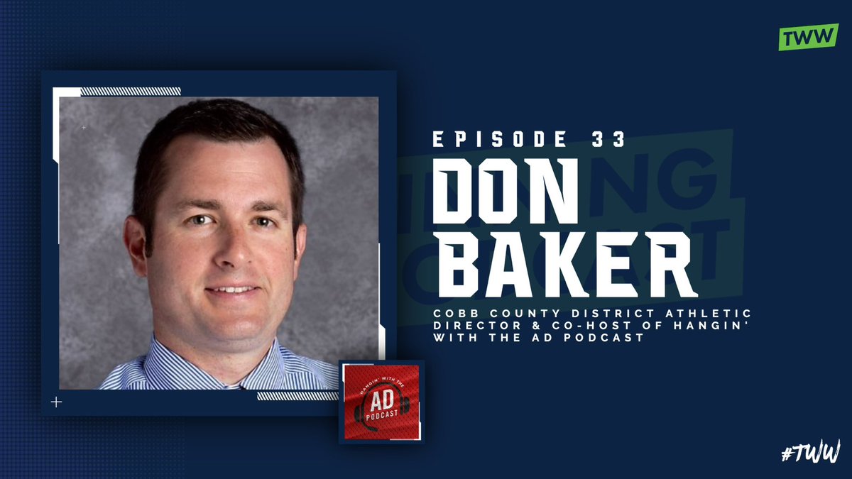 Episode 33 is live! Check out the interview with <a href="/DonBaker0495/">Don Baker, CMAA, CIC, NFHS Level 3 Coach</a> as we discuss life as a district AD and some of his adventures in helping AD’s out with his podcast <a href="/HanginwiththeAD/">HanginwiththeAD</a> and his AD Roundtable! #TWW