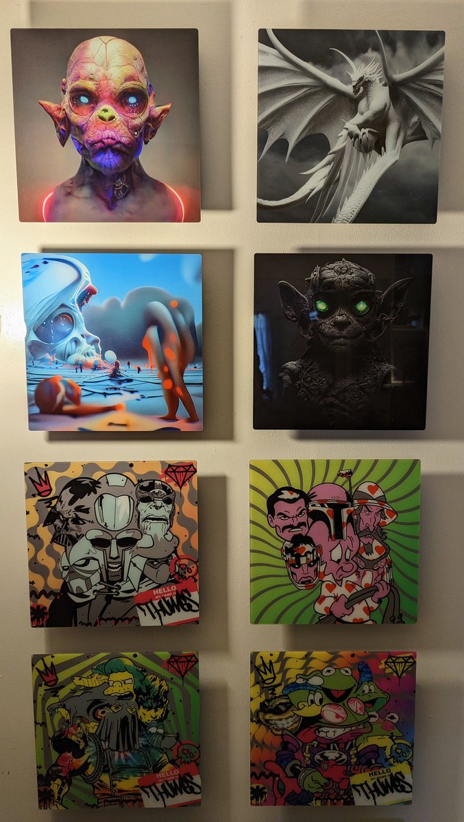 @CyberNightsNFT <a href="/SweepersLair/">👁⃤Sweepers Lair</a> <a href="/artbythumbs/">Thumbs</a> <a href="/thumbs_club/">Thumbs Club ⚡️</a> @Beeble_XYZ <a href="/FreePrints_UK/">FreePrints_UK</a>
#art #NFTartwork
#goblinsweepers 

My glass wall is looking better and better! A few more additions arrived in the post today ❤️