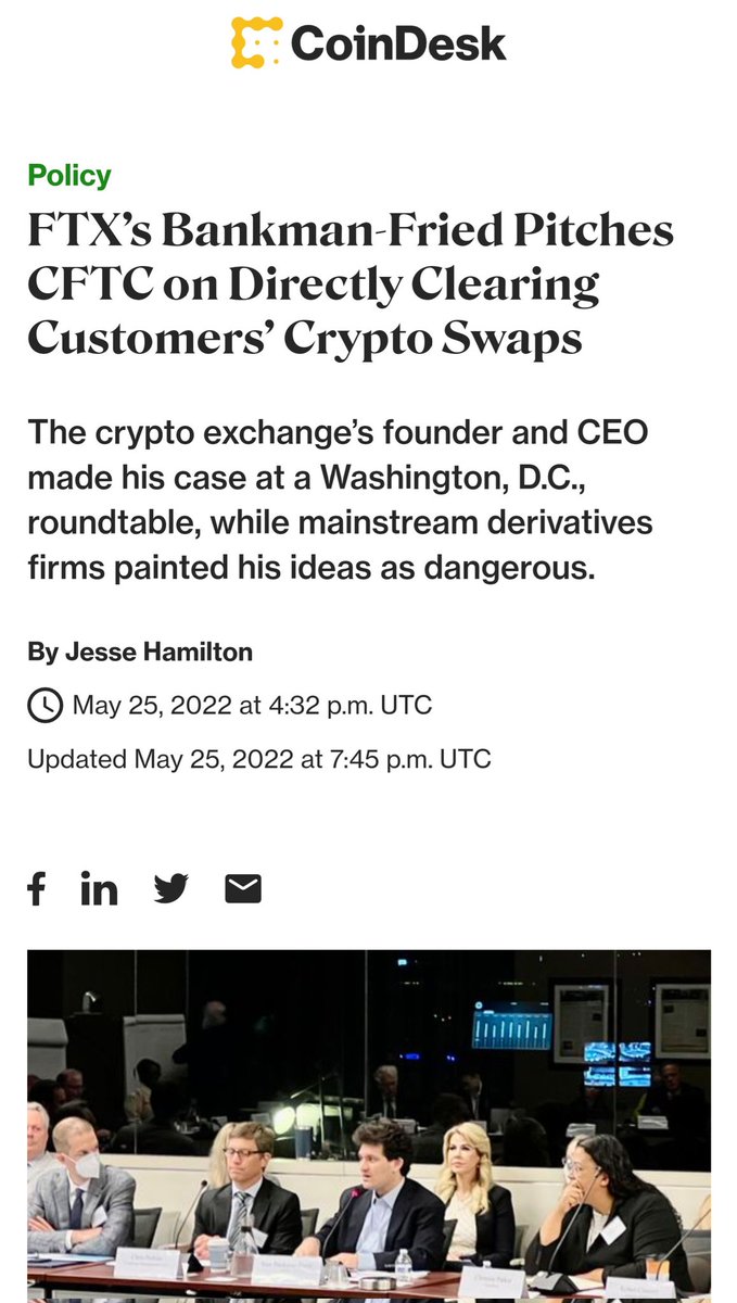 lex_node's tweet image. CFTC and Democrats were palling around with SBF, suing DAOs and devs, decrying the scourge of DeFi and plotting to regulate websites and wallet APIs while FTX played with customer money.

Madoff and Enron were fully SEC regulated. 

Regulators do not protect us, period.