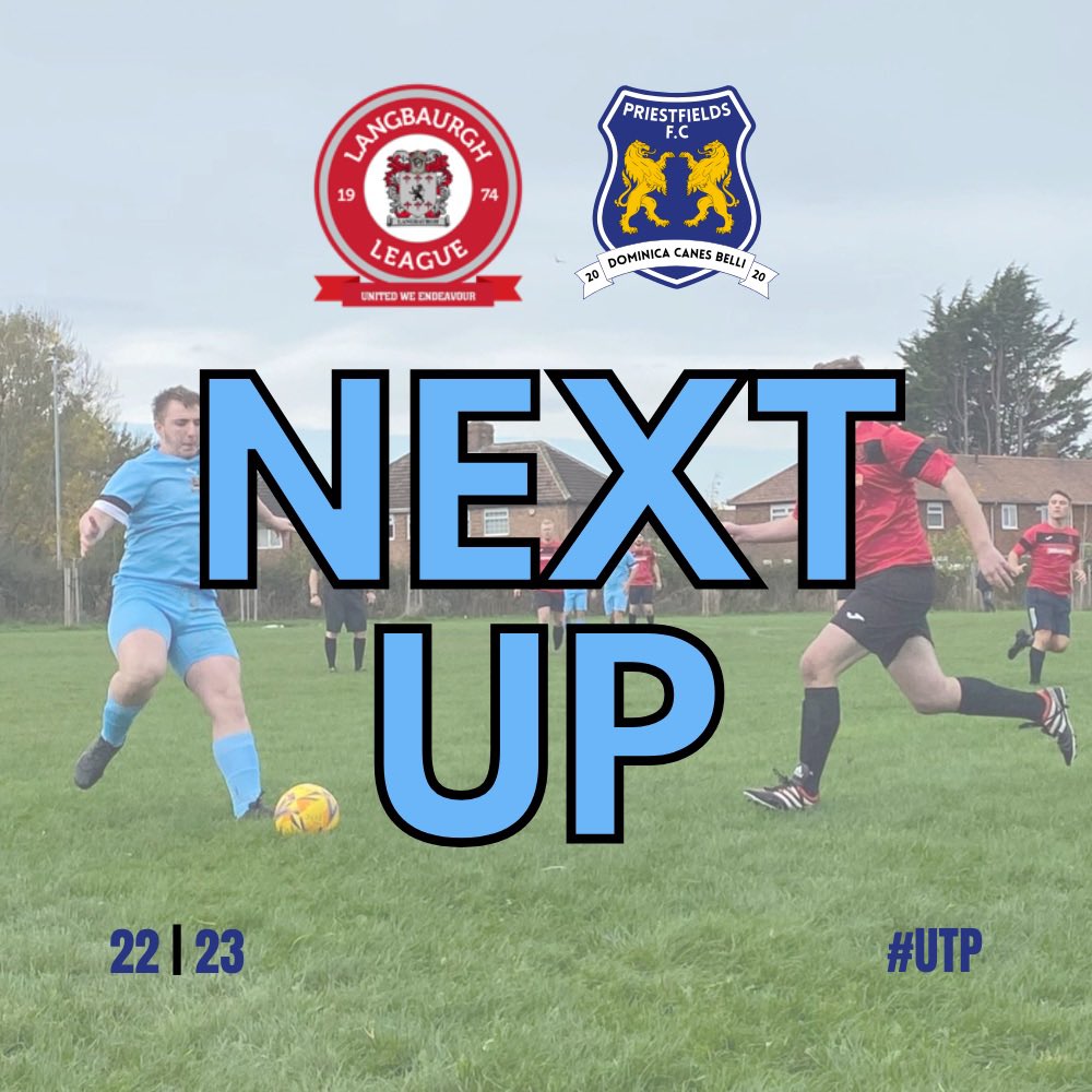 PriestfieldsFC's tweet photo. An away trip in the County Cup, up next.

🆚 @StokesleyWFC (A)
🏆 @NorthRidingFA Sunday County Cup
📆 Sunday 13 November
🕦 K.O 10:30am
📍 Stokesley SC Wanderers TS9 5NY

#UTP🔵 https://t.co/14tLzjeIc6