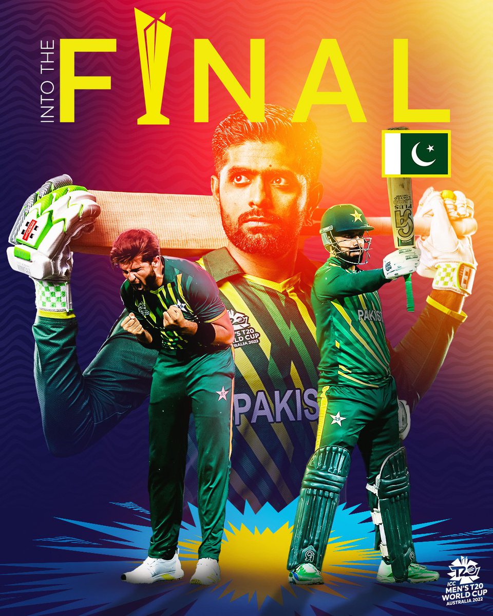 Ilykhan89's tweet photo. #PakistanvsNewzealand
#SemiFinal #T20WorldCup2022
Pakistan sailed into the T20 World Cup final with a comfortable seven-wicket win over New Zealand at the SCG
#T20I #T20WorldCup #SemiFinal
#PAKvsNZ #MenInGreen 🇵🇰💚😍 https://t.co/9nIZTBp4kY