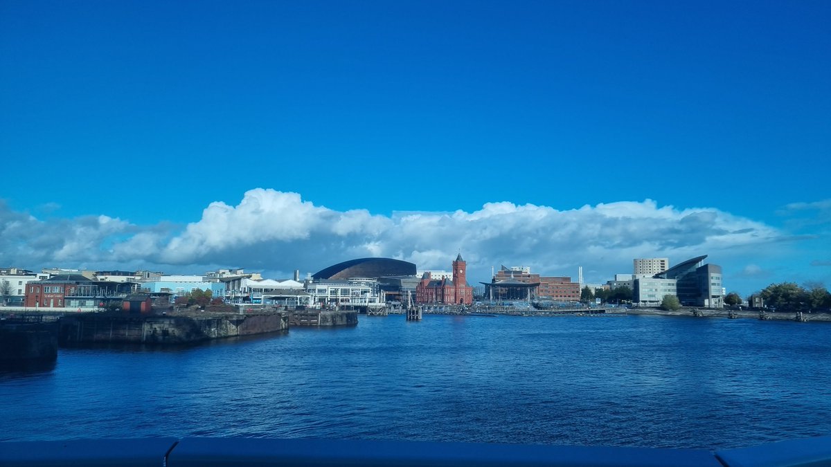 Not a bad lunchtime view. #voco #CityLifeCardiff