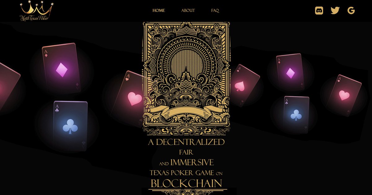MetaPoker_win's tweet photo. Hey guys, our updated official website is launched. https://t.co/5VB5PfH4DM join our discord and play texas poker https://t.co/skzacsFKBW