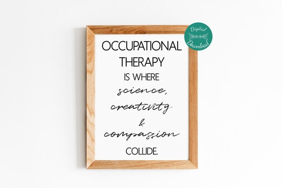 Celebrating #OccupationalTherapyWeek 
Occupational Therapy is where science, creativity and compassion collide.
I 💚  OT