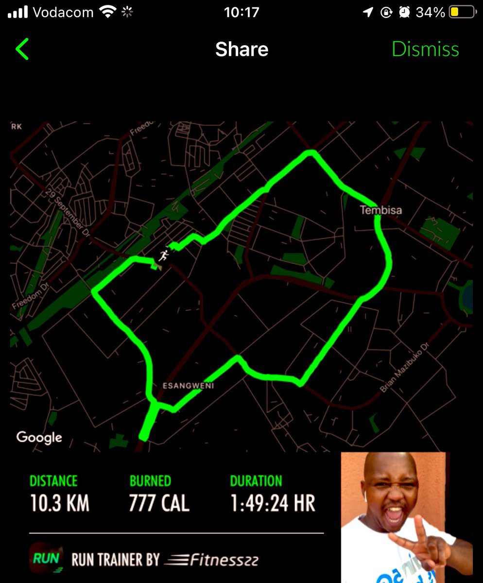 Mr_Moagi_Evans's tweet photo. I ran for my Life ๐๐ฝโโ๏ธ๐๐ฝโโ๏ธ๐๐ฝโโ๏ธ โ Day 18
#RunTembisa
@RunningWithTum1 @tumisole @StylesMabuza @BozzaTheChamp @Khabonina_Q @SimphiweMavuso @sizwen80 @kenny_nkomo https://t.co/3BM4W9dtjw