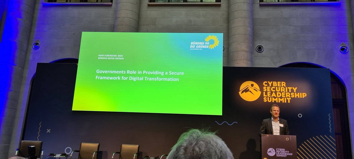 Joerg Resch (@joergresch) on Twitter photo Cybersecurity Leadership Summit Berlin #csls22 kicking off with MP Maik Aussendorf <a href="/maik_aussendorf/">Maik Außendorf</a> (#Gruene) explaining his party's position to better finance #Cybersecurity efforts in Germany by using parts of the 100 Billion defense package for the digital part of the world. Cybersecurity Leadership Summit Berlin #csls22 kicking off with MP Maik Aussendorf <a href="/maik_aussendorf/">Maik Außendorf</a> (#Gruene) explaining his party's position to better finance #Cybersecurity efforts in Germany by using parts of the 100 Billion defense package for the digital part of the world.