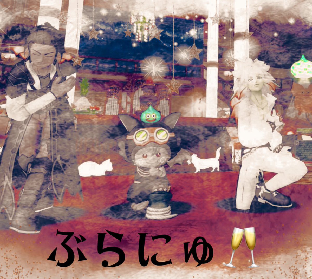 Zack358358's tweet photo. 水曜日といえば #ぶらにゅ 🥂の日！
#ぶらにゅの白い方 ことザックです！
今夜21時からは🥂ぶらにゅで決まりだね😘
待ってるよ！！

#ドラクエ10
#DQX https://t.co/wpUKwm0ONL