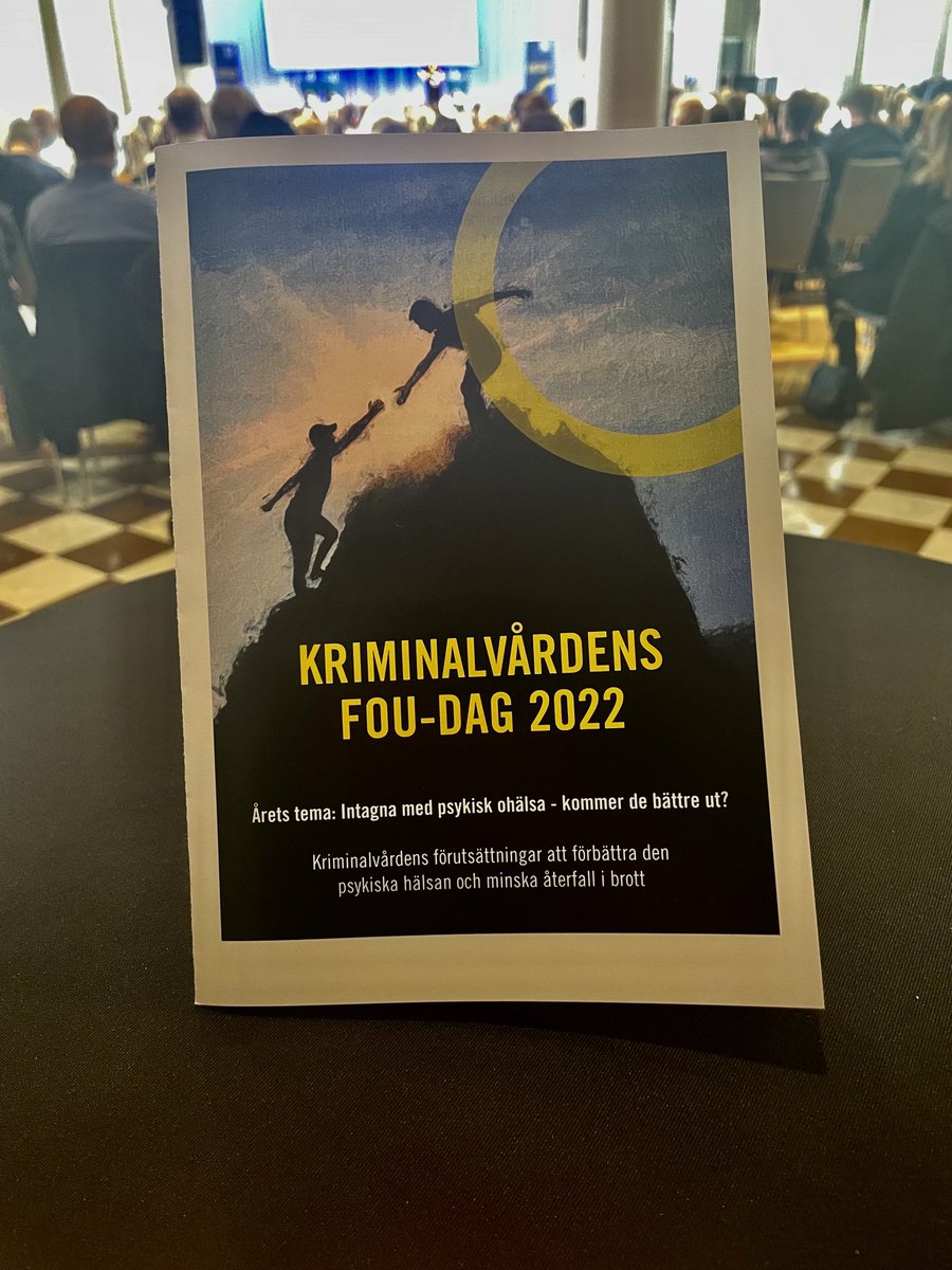 Idag hålls ⁦<a href="/Kriminalvarden/">Kriminalvården</a>⁩s FoU-dag med temat intagna med psykisk ohälsa