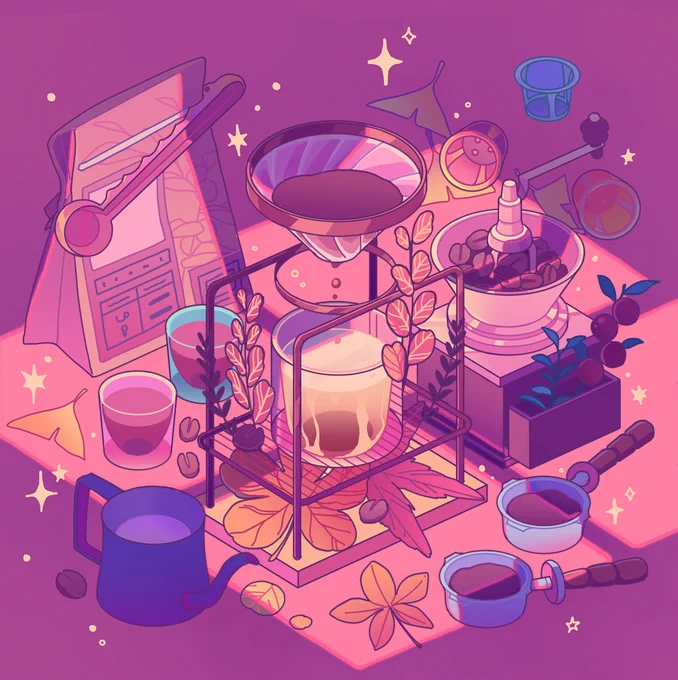 brewing seasons .might be abit late to join #artistsontwitter again but i still like this series 