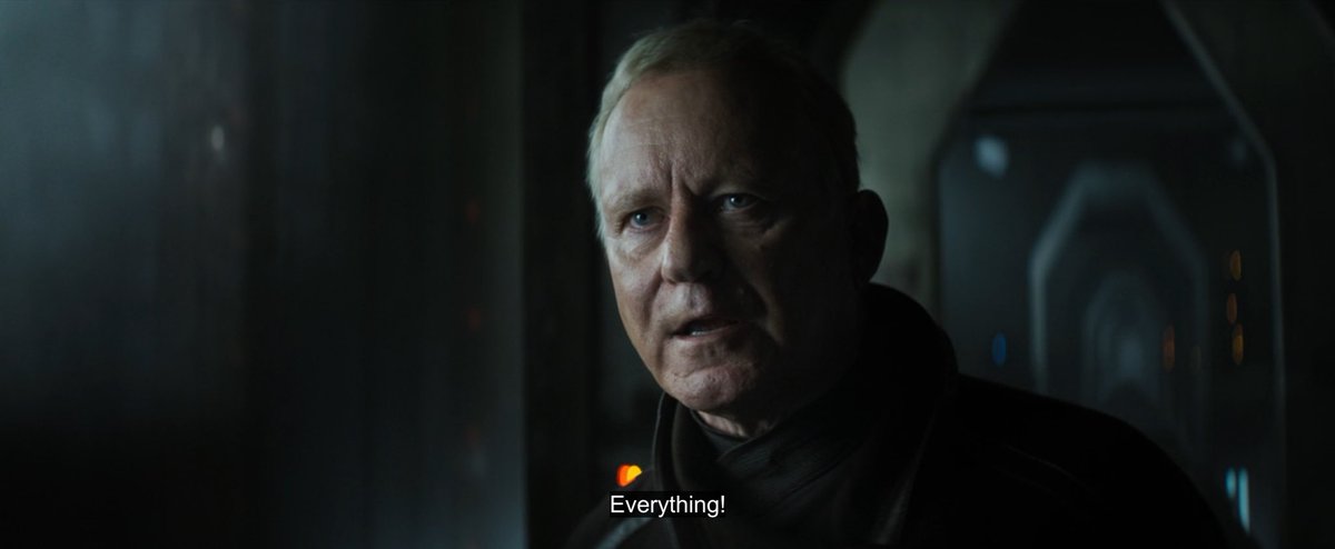 hunterbadbatch's tweet photo. #Andor spoilers
-
-
-
-
-
-
“so what do i sacrifice? everything”

luthen’s speech was chilling https://t.co/QIYF8LLYXu