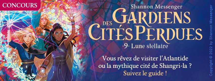 LumenEditions's tweet photo. 📢 CONCOURS 👀

Tentez de remporter un exemplaire du roman Gardiens des Cités perdues T9 de Shannon Messenger !

Pour participer :

RT &amp; Follow @lumeneditions

2 gagnants seront sélectionnés
Tirage au sort 18/10 🍀 https://t.co/JeI8y0isAd