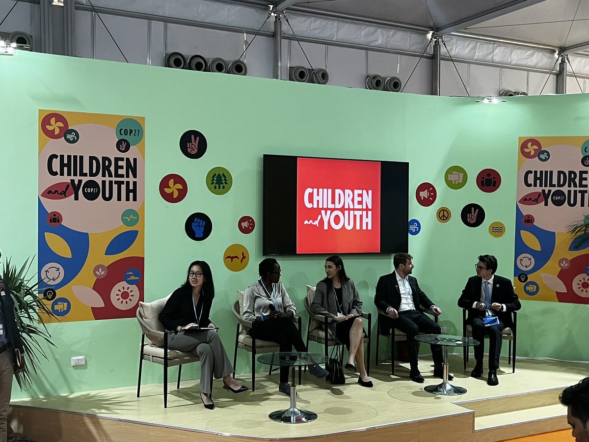 HannyWanda's tweet photo. Everyone at #COP27, I would strongly suggest going to the Children &amp; Youth Pavilion (Hall C, close to the entrance hard to miss) to get a boost of energy and push for hope in climate negotiation. https://t.co/0znPkRiooA