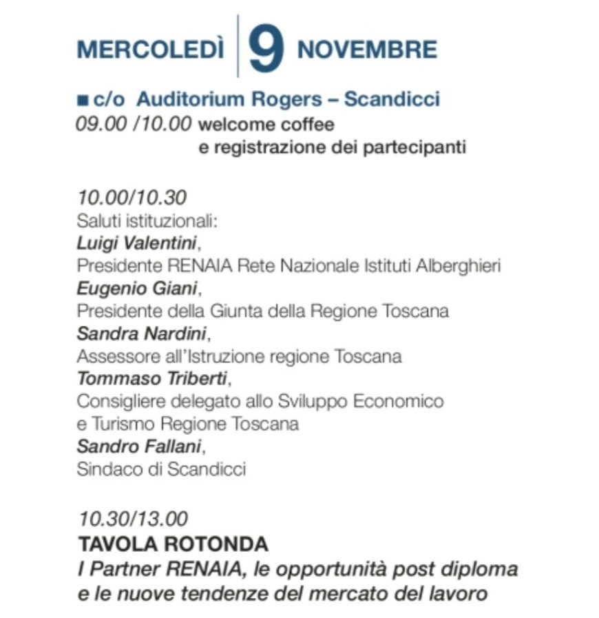 moretti_silvio's tweet photo. @fipeconf alla #tavolarotonda di #RENAIA per parlare di #istruzione #lavoro nel #turismo e nei #pubbliciesercizi
 la #scuola i #giovani e le #imprese nel futuro del #Paese https://t.co/W5IjKd8NW5