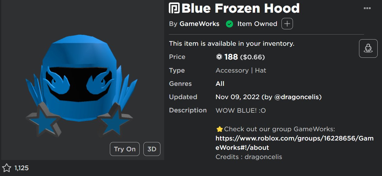 Red Dev on Twitter: "A UGC Creator has uploaded a Roblox Dominus for