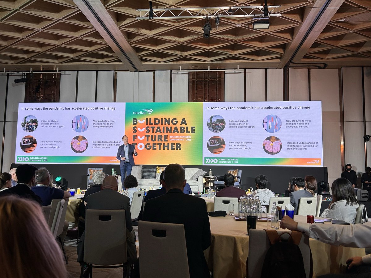 amybakerThePIE's tweet photo. CEO @Navitas Scott Jones wrapping up #navitasbpc with a focus on th e positive change post-Covid https://t.co/6I5n1bWB7z