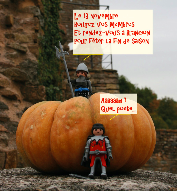 Pour son clap de fin de saison, Brancion ouvre les portes de son château GRATUITEMENT ce dimanche 13 novembre ! Soupe de potirons, vin chaud et vente de  courges et potirons au profit de la restauration des cadoles de la commune ! + d'infos ➡️ bit.ly/3hmEnvb