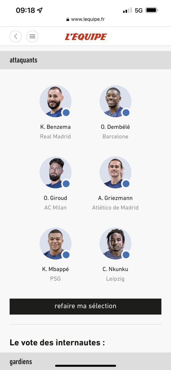 iSkyded's tweet photo. Ces 6 attaquants ou rien .. #edf #equipedefrance #france #football https://t.co/TxYOTJu4Fc