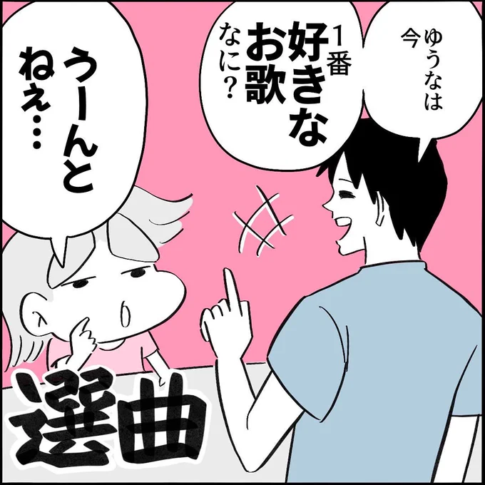 【日常漫画】
娘達に好きな曲をアンケートしてみたら!?1/2 